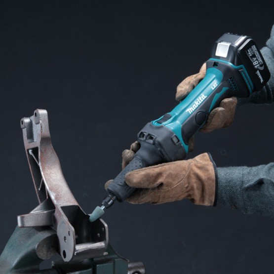 Акумулаторен прав шлайф Makita BGD800RFE /18 V, 3 Ah, Ø 6 мм/