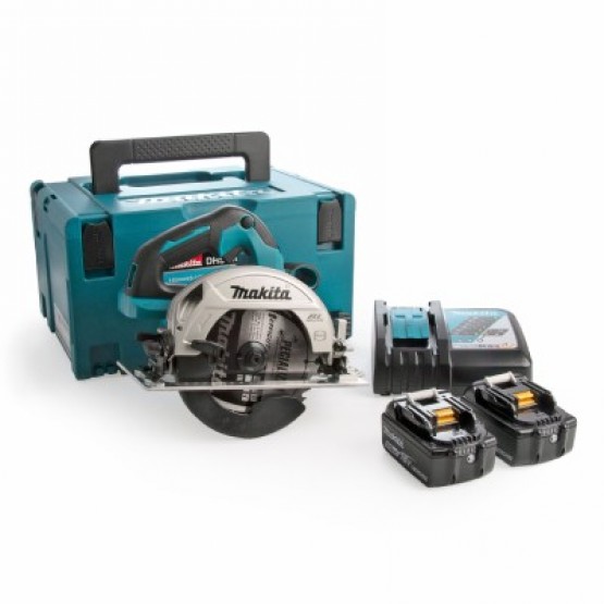 Акумулаторен ръчен циркуляр Makita DHS660RTJ /ф 165 мм, 18 V, 5 Ah, 5000 об./мин/