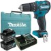 Акумулаторен ударен винтоверт Makita HP332DSME /10.8 V, 2x4.0 Ah, зарядно и куфар/