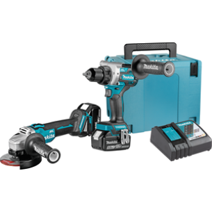 Акумулаторен винтоверт Makita DDF486 + Акумулаторен ъглошлайф Makita DGA504Z 18V