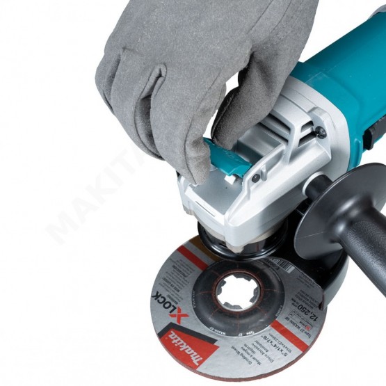 Електрически ъглошлайф Makita GA5080RX02, X-LOCK, 1400 W, 125 мм