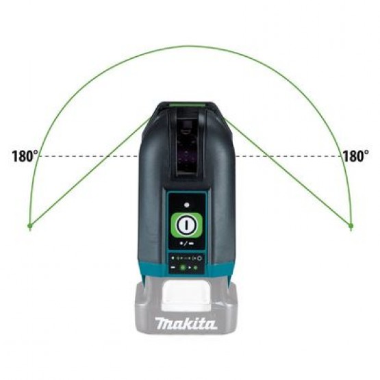 Линеен лазерен нивелир 35 м, 0.3 мм/10м Makita SK106GDZ без батерия и зарядно