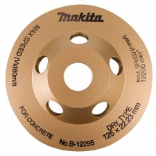 Диамантен диск за шлайфане на бетон Makita, 125х22.23 мм