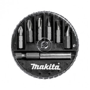 Комплект битове с магнитен държач Makita D-73265, 1/4", 25 мм, 7 части