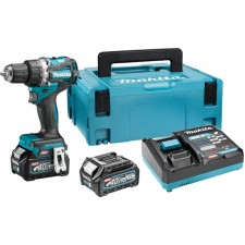 Професионален акумулаторен винтоверт Makita DF002GD201, 64 Nm, XGT, 40 V, 2.5 Ah, с 2 батерии и зарядно