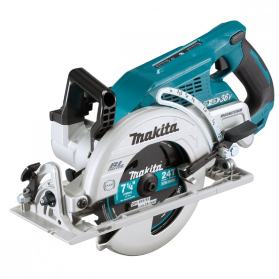 Акумулаторен ръчен циркуляр Makita DRS780Z, 2x18 V, 185 мм, без батерия и зарядно