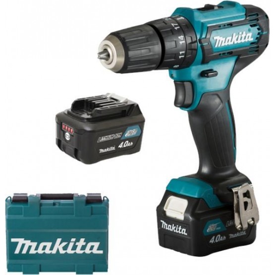 Акумулаторен ударен винтоверт Makita HP333DSME, 12 V, 4.0 Ah, 0-450/0-1700 об./мин, 30 Nm