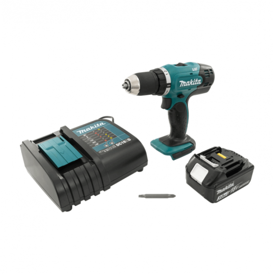 Акумулаторен винтоверт Makita DDF453SFX7, 18 V, 3 Ah, 42 Nm, с батерия и зарядно