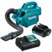 Акумулаторна прахосмукачка за сухо почистване Makita CL121DWA 12 V, 2 Ah, 1300 л/мин