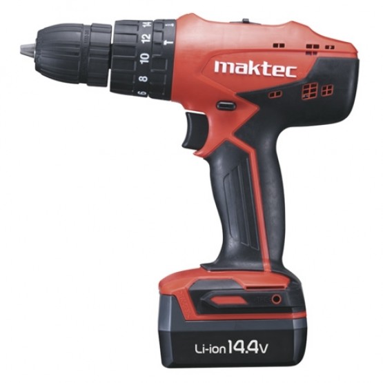 Винтоверт/бормашина ударен акумулаторен Makita Maktec MT080E /14.4V, 10mm./