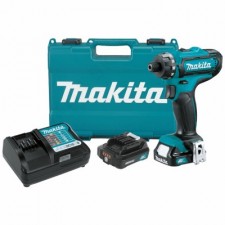 Акумулаторен винтоверт, двускоростен Makita DF033DWAE / 12 V, 2 Ah, 0-450 / 0-1700 об./мин, 14/30 Nm /