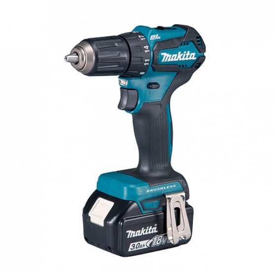 Акумулаторен винтоверт Makita DDF483RFE /18 V , 3.0 Ah /2xBL1830, зарядно и куфар/