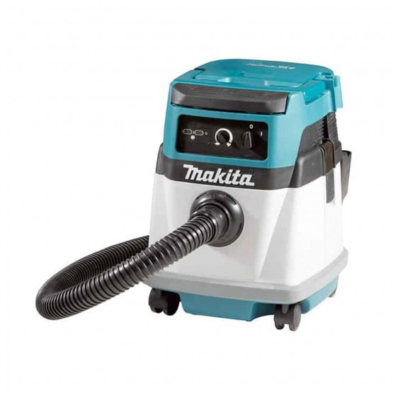Акумулаторна хибридна прахосмукачка за сухо и мокро почистване Makita DVC150LZ, 18+18 V, 3.6 м³/мин, 15 л, без батерия и зарядно