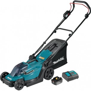 Акумулаторна косачка Makita DLM330SM, 18 V, 4 Ah, 330 мм, с батерия, зарядно и функция мулчиране