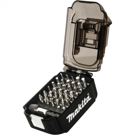 Комплект битове PH/PZ/TX с магнитен държач Makita E-00016 /31 части/