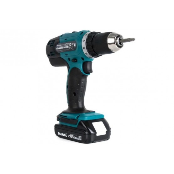 Акумулаторен винтоверт Makita DDF453SYX4, 18 V, 1.5 Ah, 42 Nm, с 2 батерии и зарядно