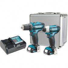 Акумулаторен винтоверт Makita DF333D, 30 Nm + акумулаторен гайковерт Makita TD110D, 110 Nm