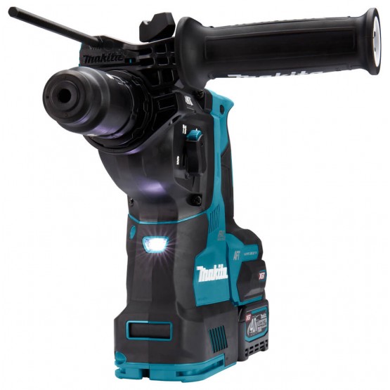 Професионален акумулаторен перфоратор Makita HR004GM201, SDS-plus, 2.8 J, XGT, 40 V, 4 Ah, с 2 батерии и зарядно