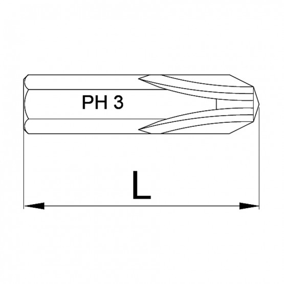 НАКРАЙНИК УДАРЕН PH2X30MM CF