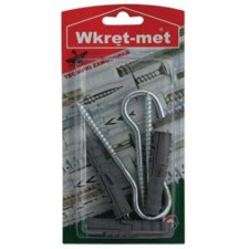 ДЮБЕЛ С ОТВОРЕНА КУКА НА БЛИСТЕР WKRET-MET Ф12 3БР