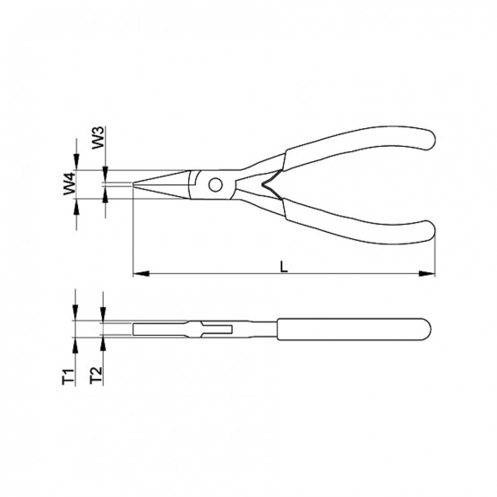 КЛЕЩИ ПЛОСКОУСТИ CETA-FORM 120MM