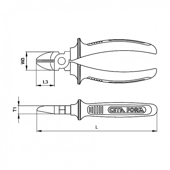 КЛЕЩИ РЕЗАЧКИ Е06-43 CETA-FORM