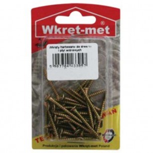 ВИНТ ЗА ДЪРВО 3.0X35 40БР WKRET-MET