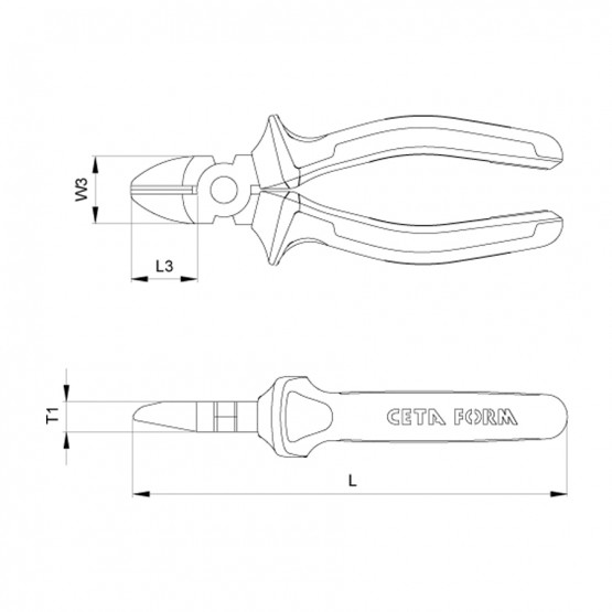 КЛЕЩИ РЕЗАЧКИ CETA-FORM