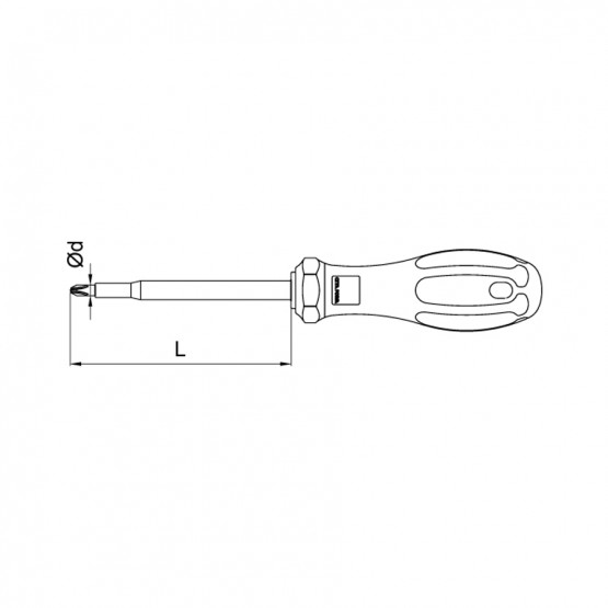 ОТВЕРТКА SLOTTED 1000V CETA-FORM