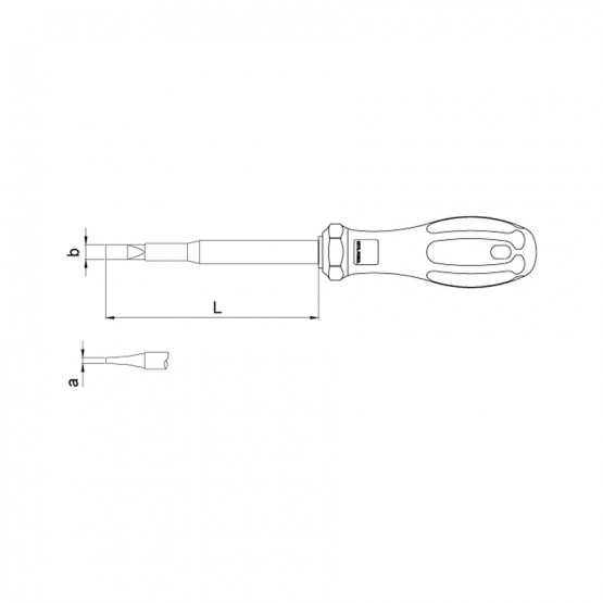 ОТВЕРТКА SLOTTED 1000V CETA-FORM