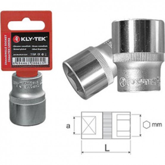 ВЛОЖКА 1/2" KLY-TEK 12ММ