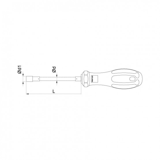 ОТВЕРТКА C+ ГЪВК.БОЛТ 7.0Х150 CF