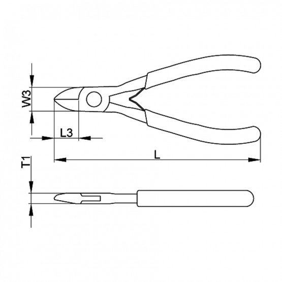 КЛЕЩИ РЕЗАЧКИ CETA-FORM 110MM