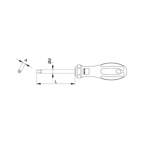 ОТВЕРТКА C+ TORX С ОТВОР CETA-FORM