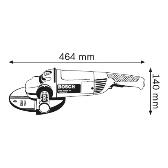 Ъглошлайф BOSCH Professional GWS 24-230 JH , 2400W, 230мм 0601884M03