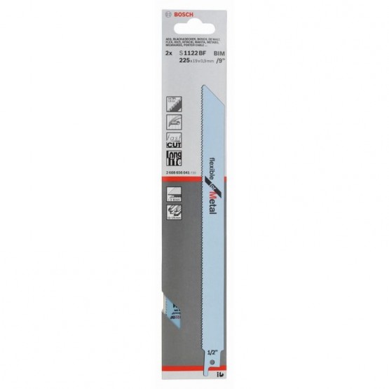 Нож за саблен трион за метал 225 мм BOSCH Professional S 1122 BF 2608656041