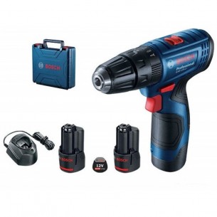 Акумулаторна ударна бормашина BOSCH Professional GSB 120-LI 2x2 Ah, куфар 06019G8100