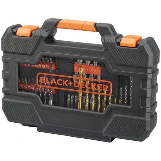 Комплект накрайници битове и свредла 76 части Black&Decker A7231