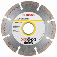 Диамантен диск за рязане 115x22.23x2x7 мм BOSCH Professional ECO 2608615027