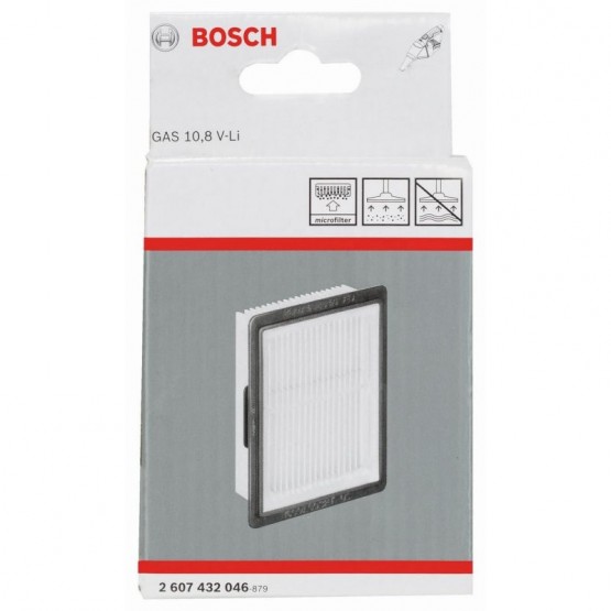 Нагънат филтър за GAS 10.8 V-LI BOSCH Professional 2607432046