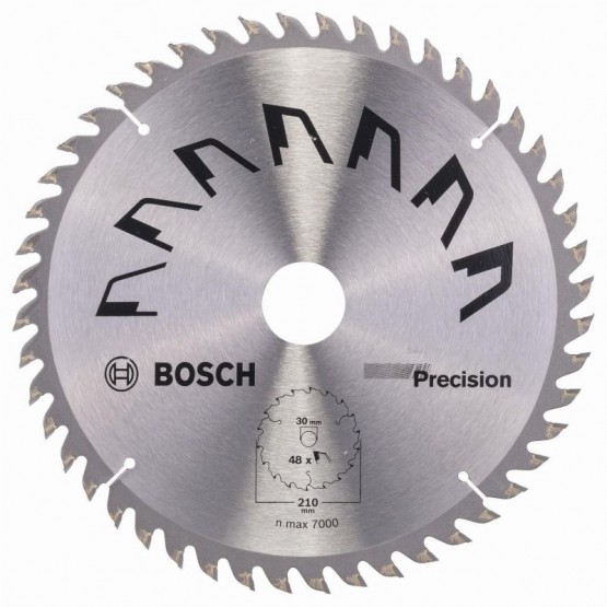 Циркулярен диск 210x30x3 мм 48 зъби BOSCH Professional Precision 2609256873