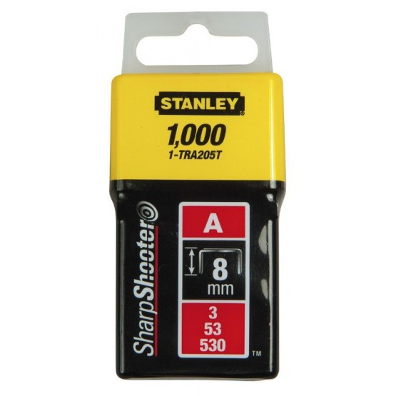 Кламер - STANLEY, 10мм 1000бр/блистер,Тип 53