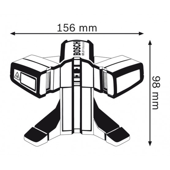 Лазерен нивелир за плочки BOSCH Professional GTL 3 , до 20м 0601015200