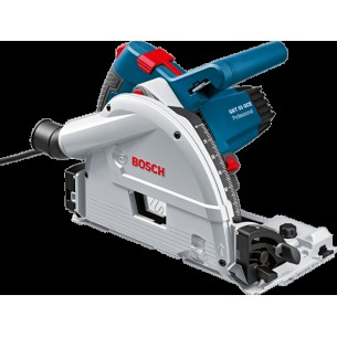 Ръчен циркуляр за рязане, чрез потапяне BOSCH Professional GKT 55 GCE , 1400W, 165мм, за работа с водещи линеали 0601675000