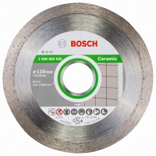 Диамантен диск за рязане на керамика 110x22.23x1.6x7.5 мм BOSCH Professional 2608602535