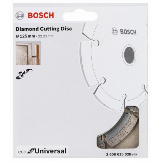 Диамантен диск за рязане 125x22.23x2x7 мм BOSCH Professional ECO 2608615028