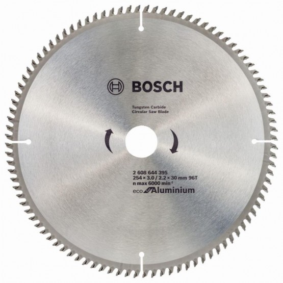 Циркулярен диск за алуминии 190х20х2.2 мм 54 зъба BOSCH Professional Eco 2608644395