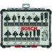 Комплект фрезери за оберфреза 15 части 6 мм опашка BOSCH Professional 2607017471