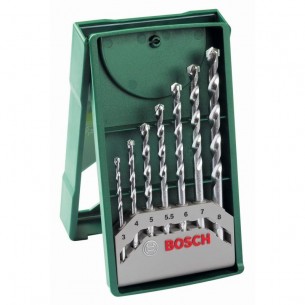 Комплект свредла за камък 7 части BOSCH Professional Mini X-Line 2607019581 Комплект свредла за камък 7 части BOSCH Professional Mini X-Line 2607019581