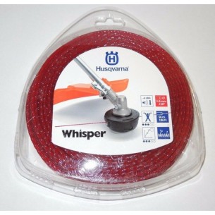 Корда за тример HUSQVARNA WHISPER, 56 м, 3 мм, червена Корда за тример HUSQVARNA WHISPER, 56 м, 3 мм, червена